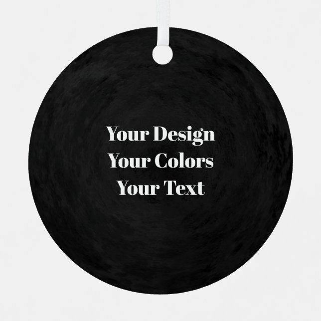 Blank - Create Your Own Custom Metal Tree Decoration (Front)