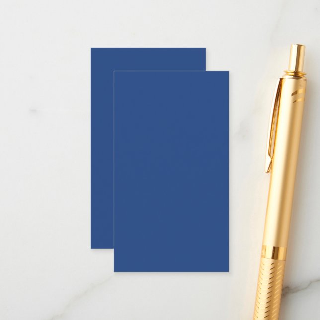Blank Create Your Own - Deep Blue Enclosure Card (Front/Back In Situ)