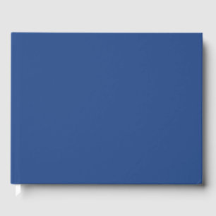 Blank Create Your Own - Deep Blue Guest Book