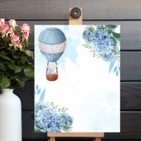 Blank Create Your Own Elephant Hot Air Balloon