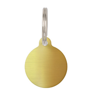 BLANK CREATE YOUR OWN GOLD PET ID TAG