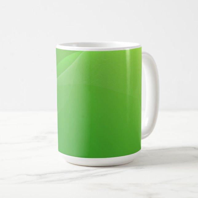 BLANK CREATE YOUR OWN GREEN MUG (Front Right)