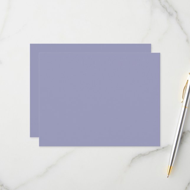 Blank Create Your Own Paper RSVP Card (Front/Back In Situ)