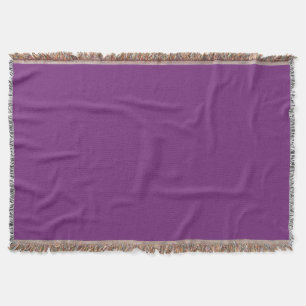 Blank Create Your Own - Soft Purple Throw Blanket