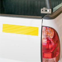 BLANK CREATE YOUR OWN YELLOW BUMPER STICKER