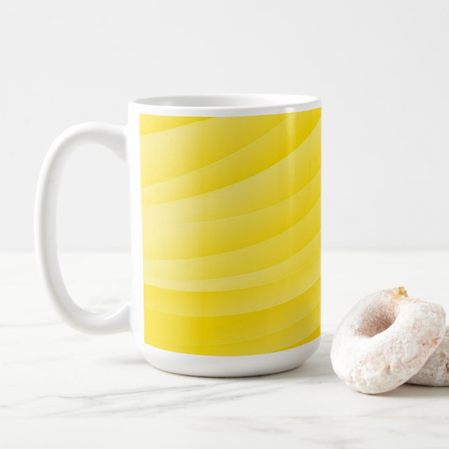 BLANK CREATE YOUR OWN YELLOW MUG (With Donut)