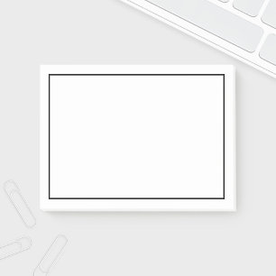 Blank Custom Colour Post-it Notes
