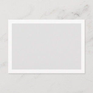 Blank Custom Colour Wedding Advice Card