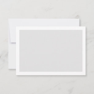 Blank Custom Colour Wedding Advice Card