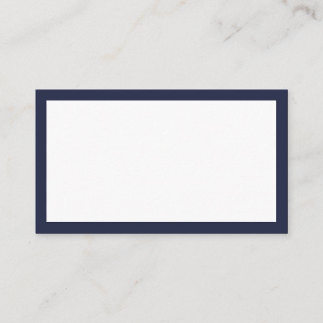 Blank Custom Colour Wedding Advice Card (Front)