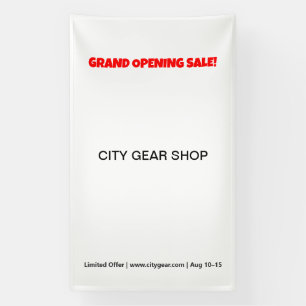 Blank & Custom Vinyl Banners Bulk Options