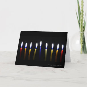 Blank Customisable Chanukah Greeting Card 2