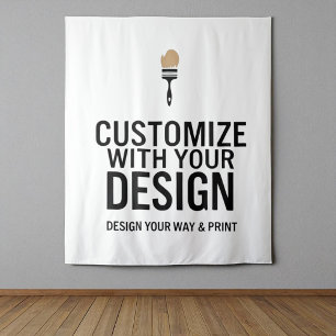 Blank Customised 88x104" Company Personalised  Tapestry