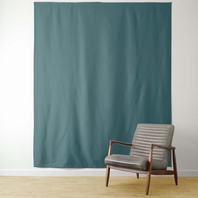 Blank Cyan Tapestry (In Situ)