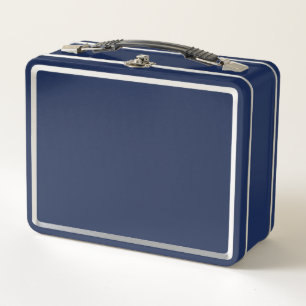 Blank - Design Your Own Custom Personalised Metal  Metal Lunch Box