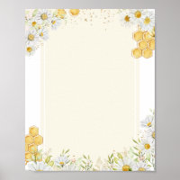 Blank DIY Create Make Your Own Bumblebee Daisy Art