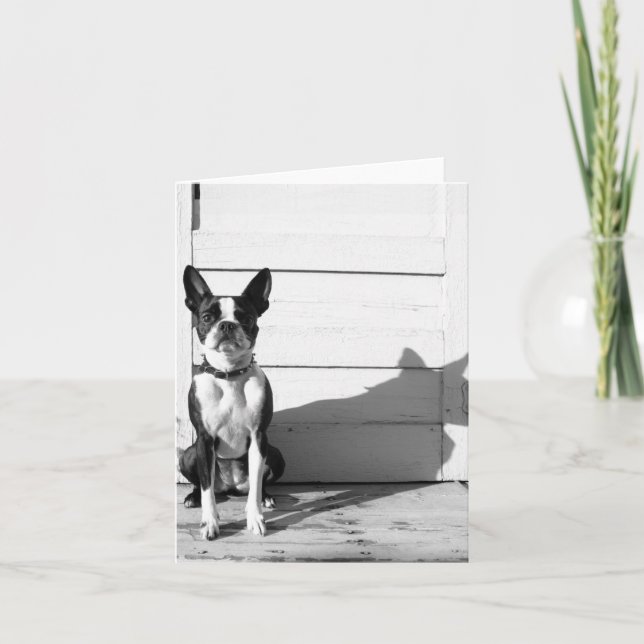 blank dog notecard (Front)