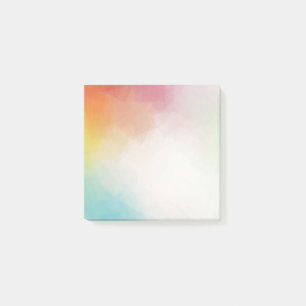 Blank Elegant Modern Template Abstract Art Post-it Notes