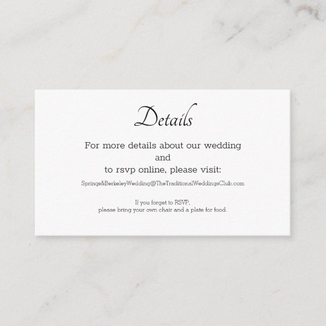 Blank Enclosure Card (Add your own background) (Front)