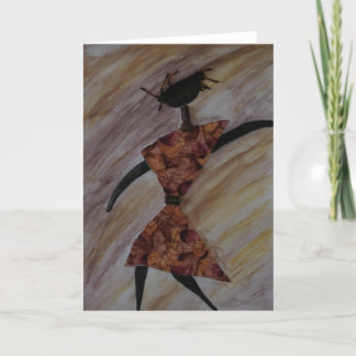 Blank Ethnic Art Note Card