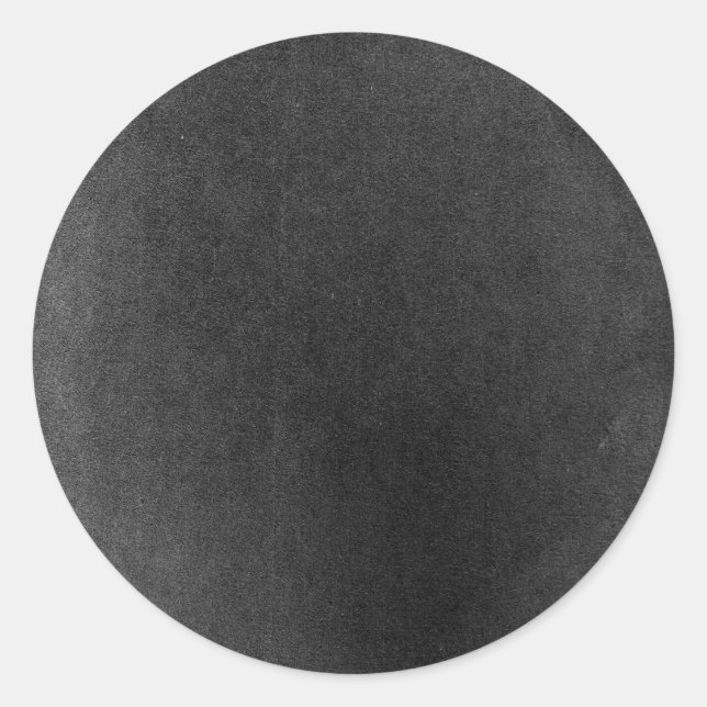 Blank Faux Chalkboard Customise Text Every Package Classic Round Sticker (Front)