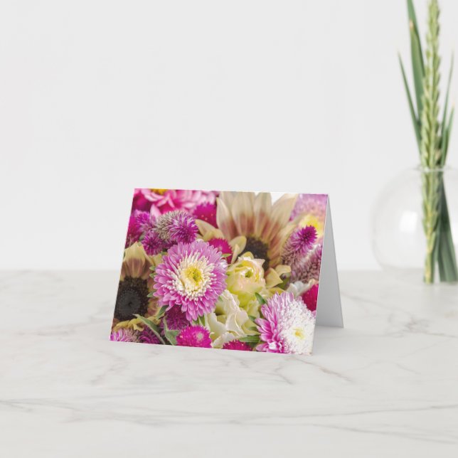 Blank floral design notecards (Front)