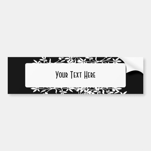 Blank Flower Label - Create Your Own Design (Front)