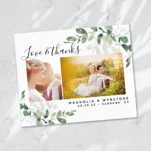 Blank for Your Message Personalized Photo Wedding