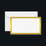Blank Gold Mummy Advice Card Wedding, Wife, Bride<br><div class="desc">Clean gold mummy advice card can be used for other advice cards as wedding advice card,  wife advice,  bride advice and other occasion.</div>