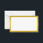 Blank Gold Mummy Advice Card Wedding, Wife, Bride<br><div class="desc">Clean gold mummy advice card can be used for other advice cards as wedding advice card,  wife advice,  bride advice and other occasion.</div>