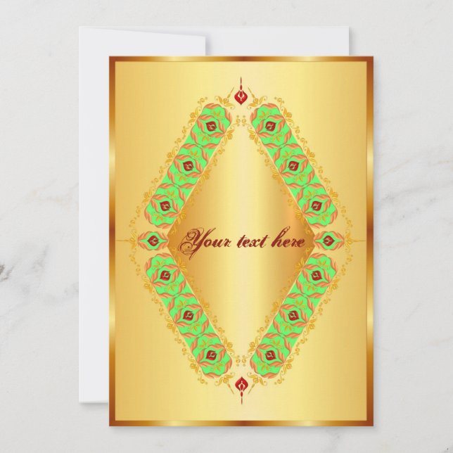 Blank Greeting Card (Front)