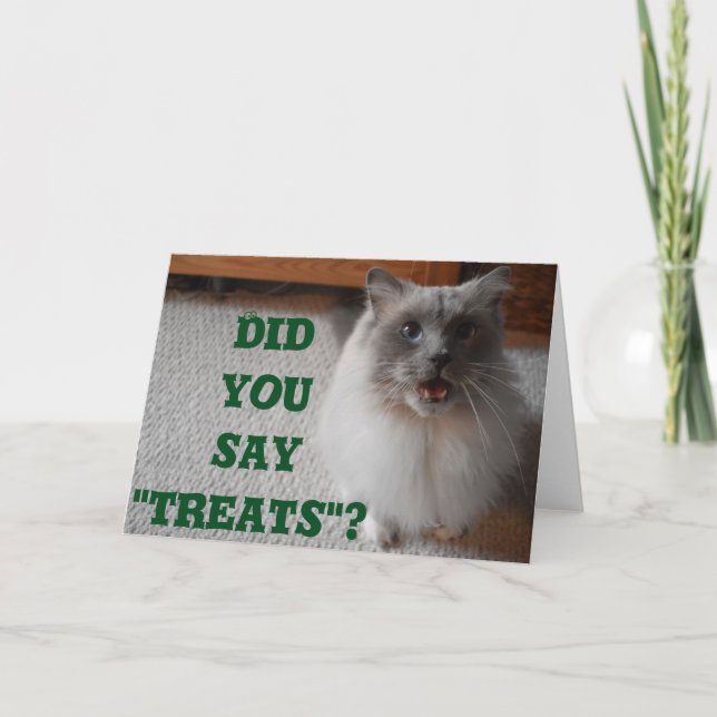 Blank Greeting Card (Front)