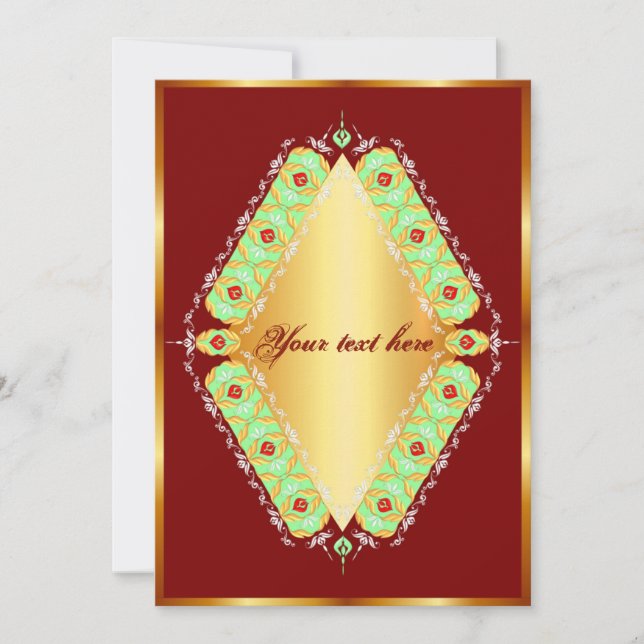 Blank Greeting Card (Front)