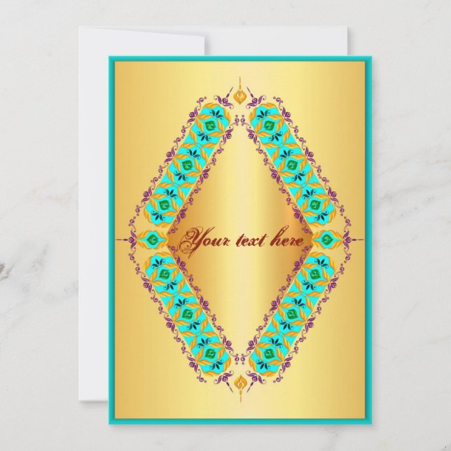 Blank Greeting Card (Front)