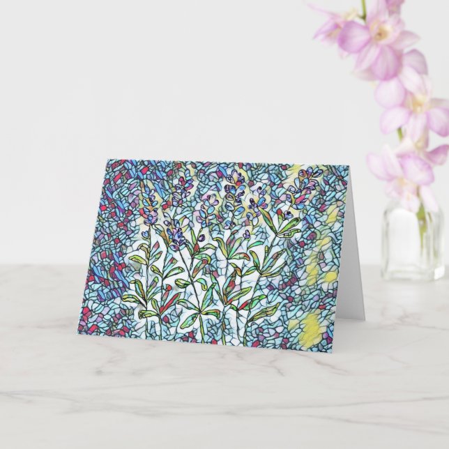 Blank Greeting Card - SG Lavender (Orchid)