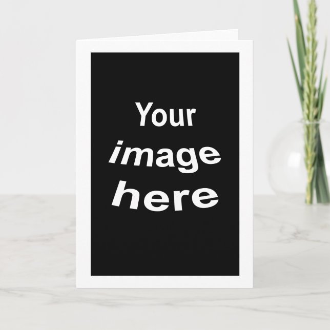 Blank greetings card (Front)