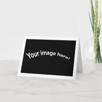 Blank greetings card