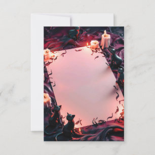 Blank Halloween Invitation Card
