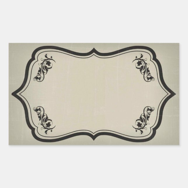 Blank Halloween Jar Sticker Label (Front)