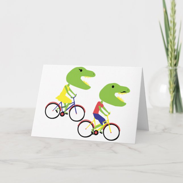 blank hipster dino card (Front)