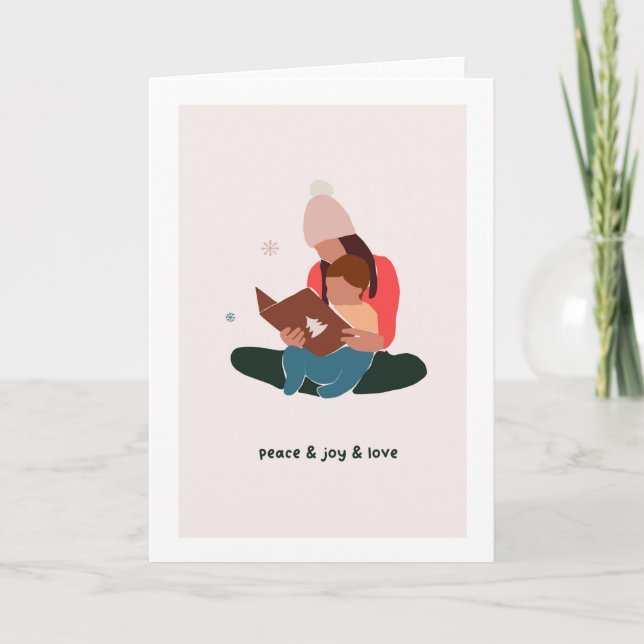 Blank Holiday Christmas Card (Front)