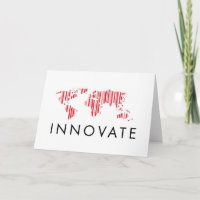 Blank INNOVATE Greeting Cards
