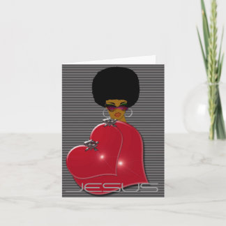 Blank inspirational note card