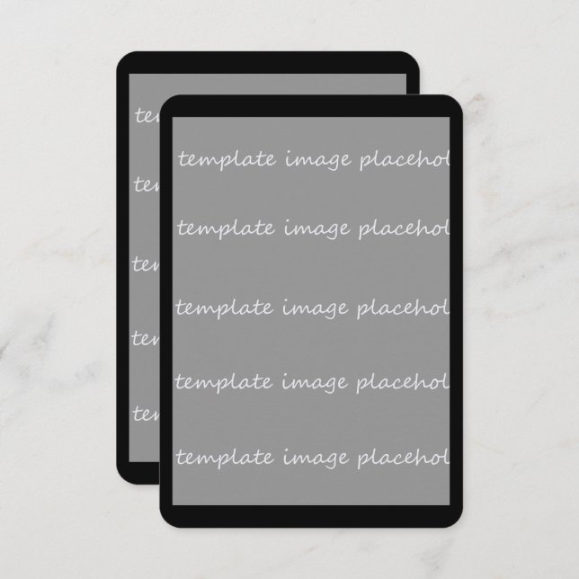 Blank Invitation Card 3.5x5 Add your own images (Front/Back)