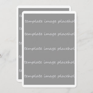 Blank Invitation Card Size 5x7 Add your own images