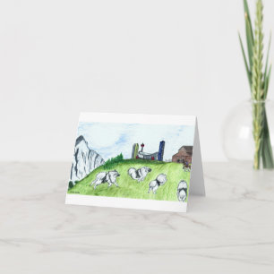 Blank Keeshond Notecards
