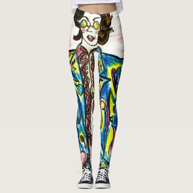 Blank" Logos" Leggings (Front)