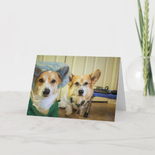 Blank Medical team greeting card