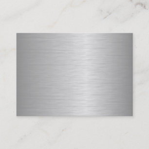Blank Metallic Looking Business Cards