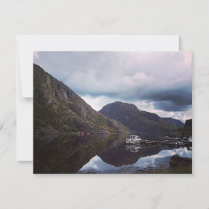 Blank Norway Landscape Greeting Card